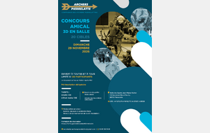 Inscription concours amical 3D en salle